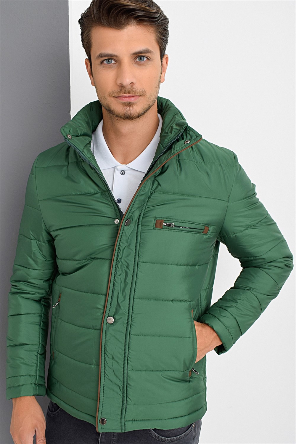 M8625 DEWBERRY MEN'S COAT-GREEN