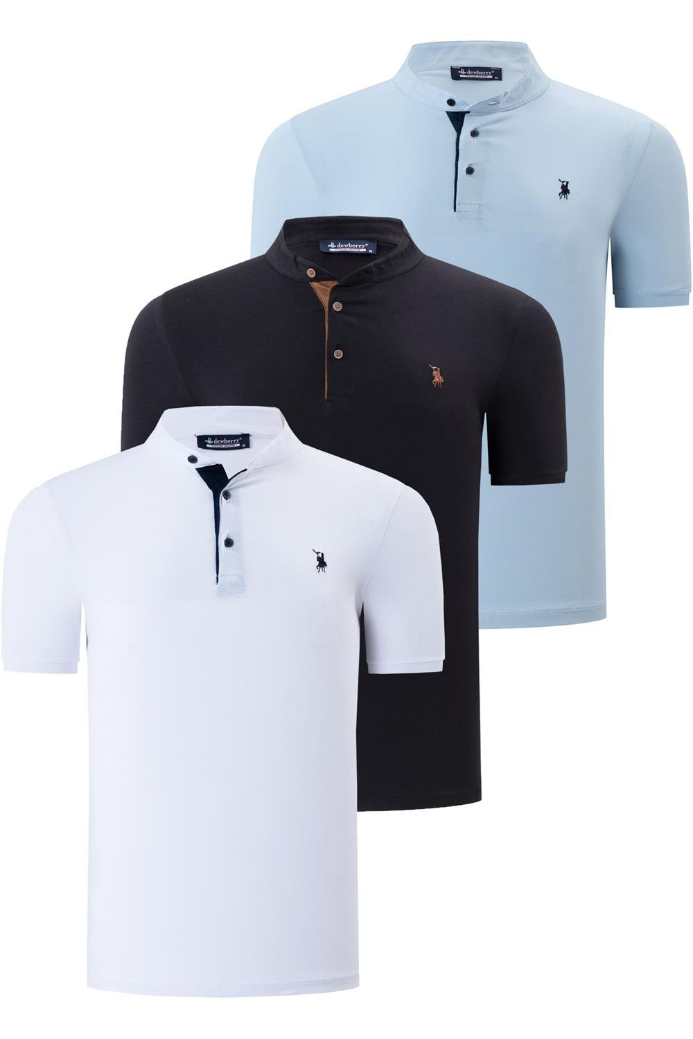 Tricou polo bărbați dewberry