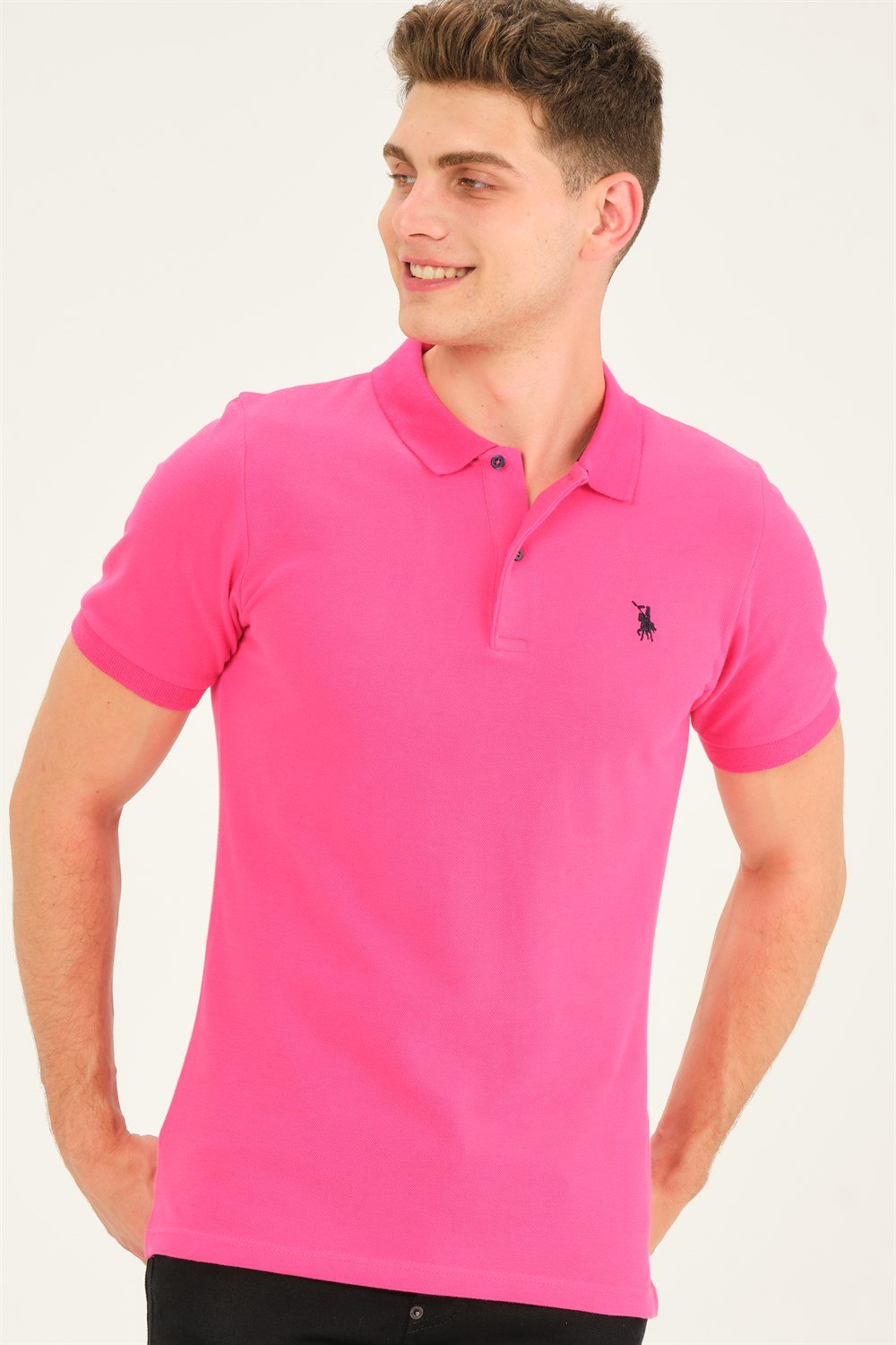 Tricou polo de barbati, dewberry