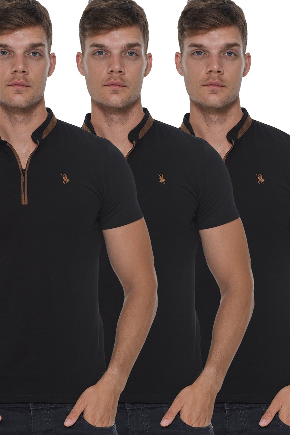 Tricou polo bărbați dewberry