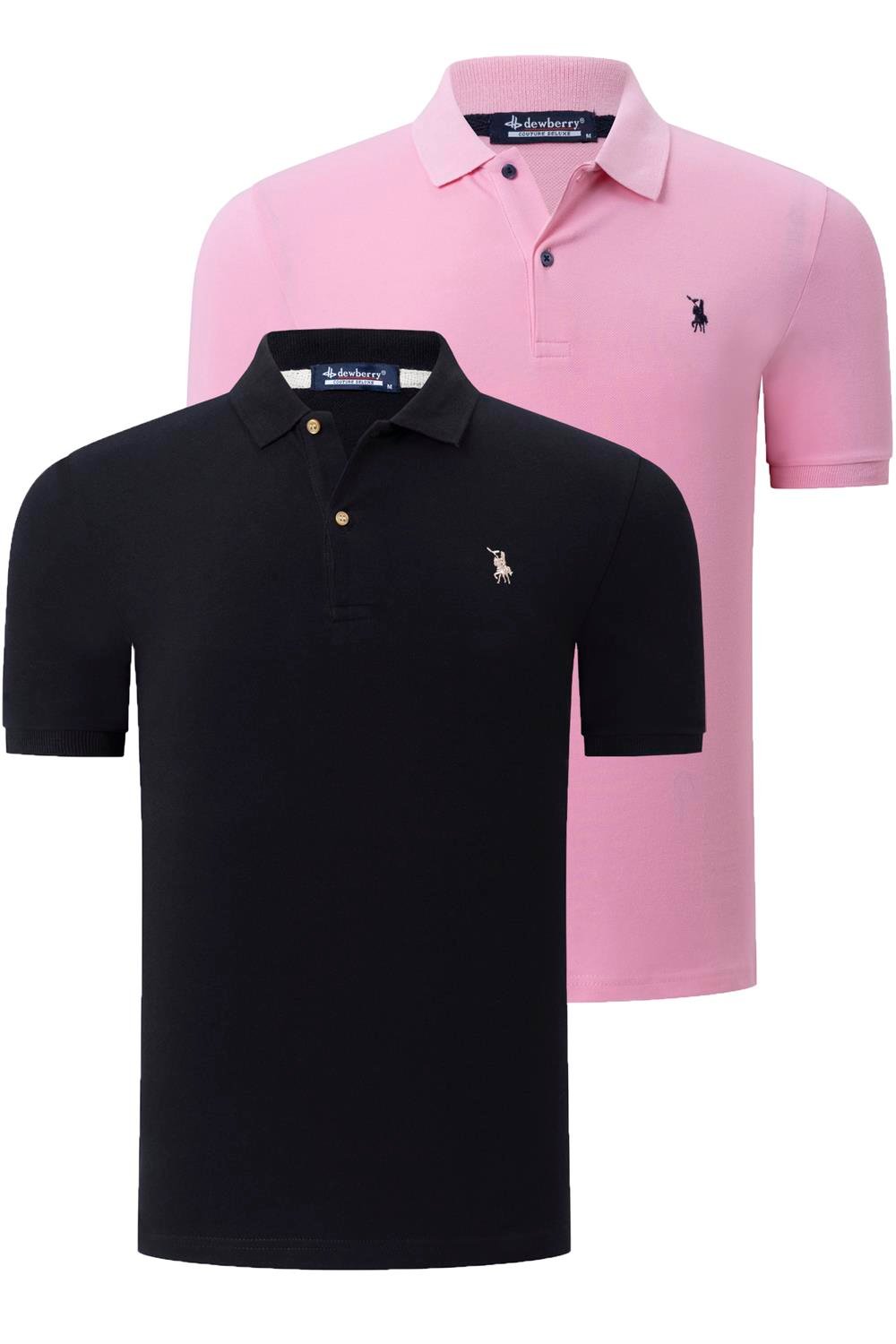 Tricou polo de barbati, dewberry