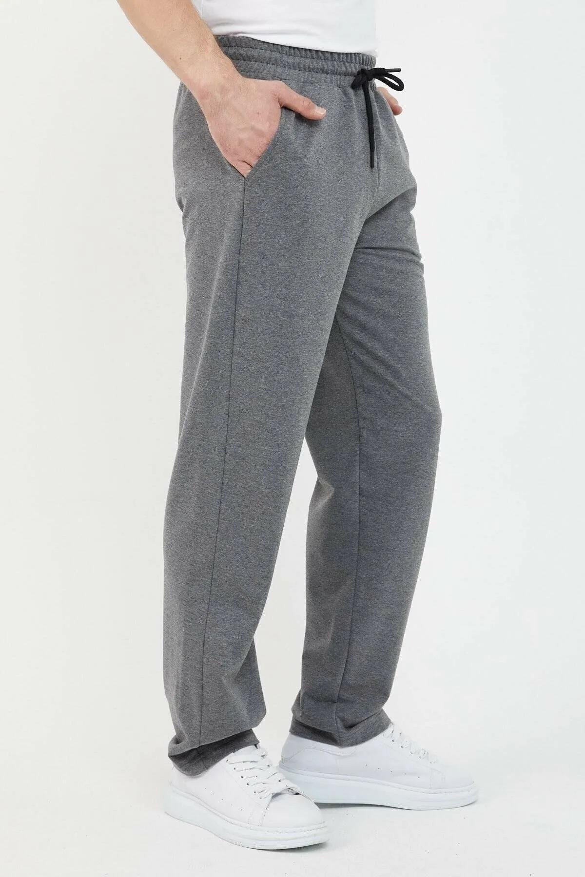 82904 Dewberry Straight Leg Relaxed Cut Mens Sweatpant-ANTHRACITE