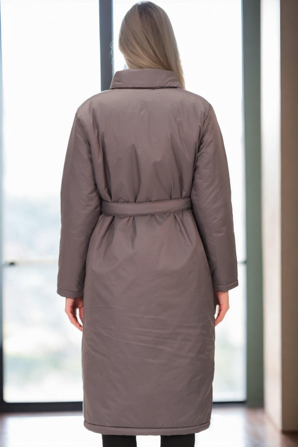 Z6688 DEWBERRY WOMEN'S COAT-ANTHRACITE-1