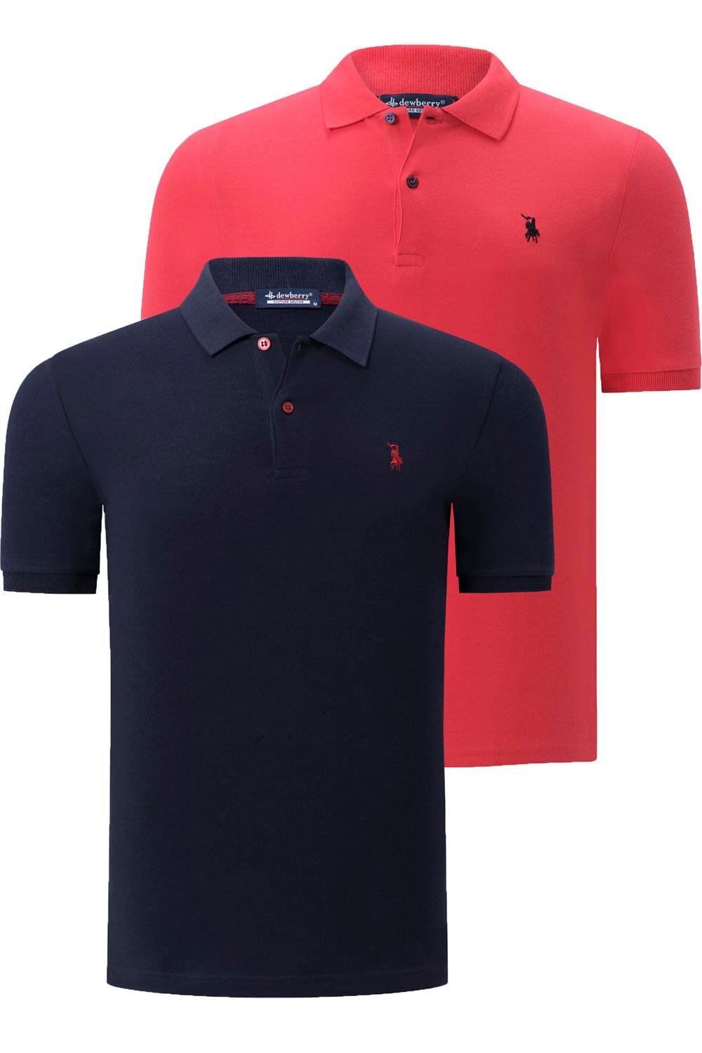 Tricou polo de barbati, dewberry