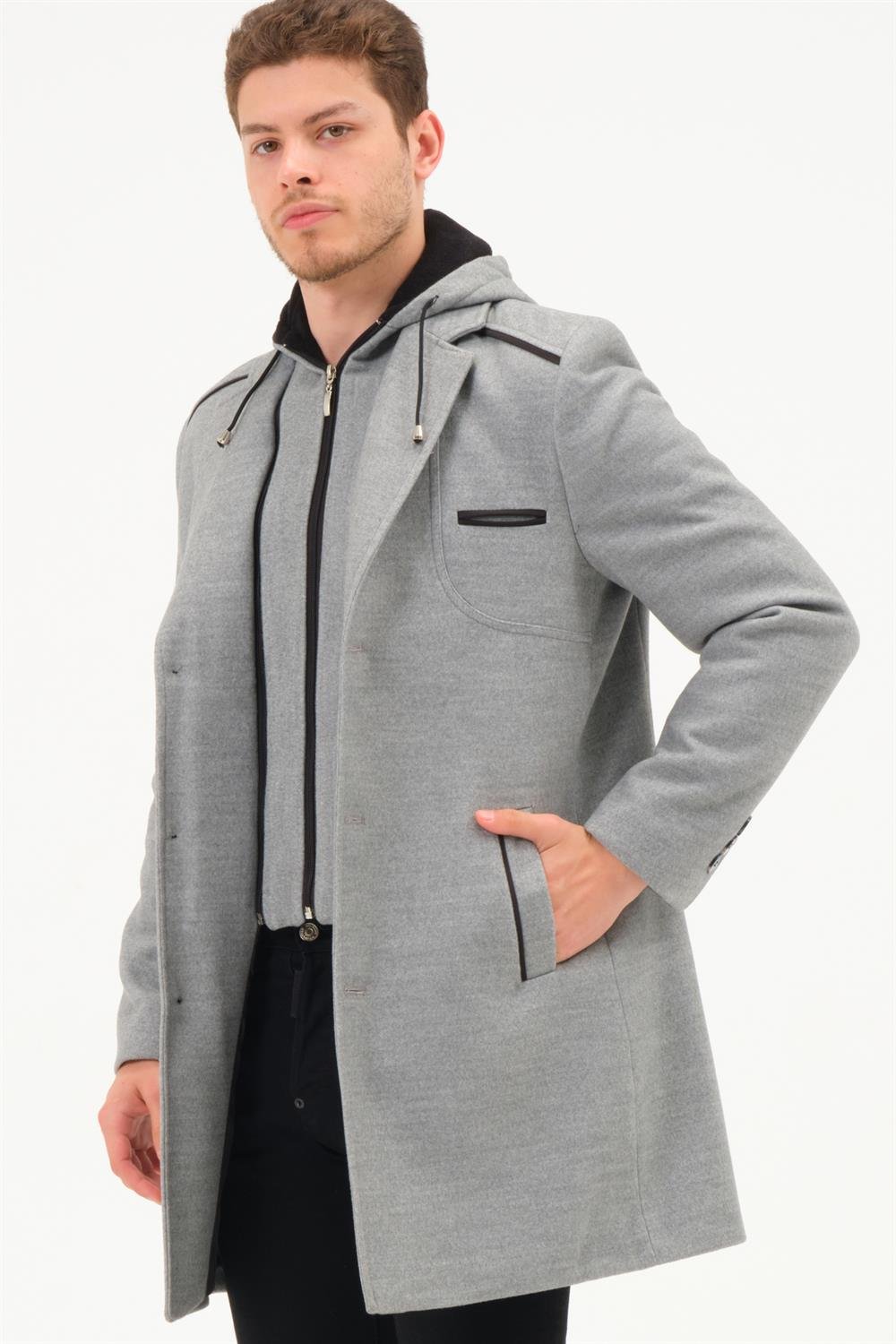 PLT8371 DEWBRRY MENS COAT-GREY