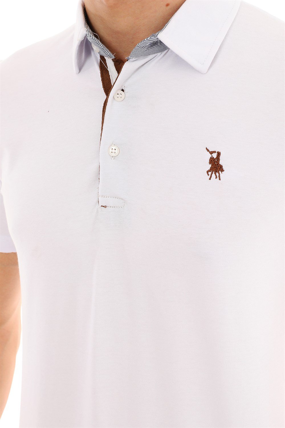 Tricou polo de barbati, dewberry