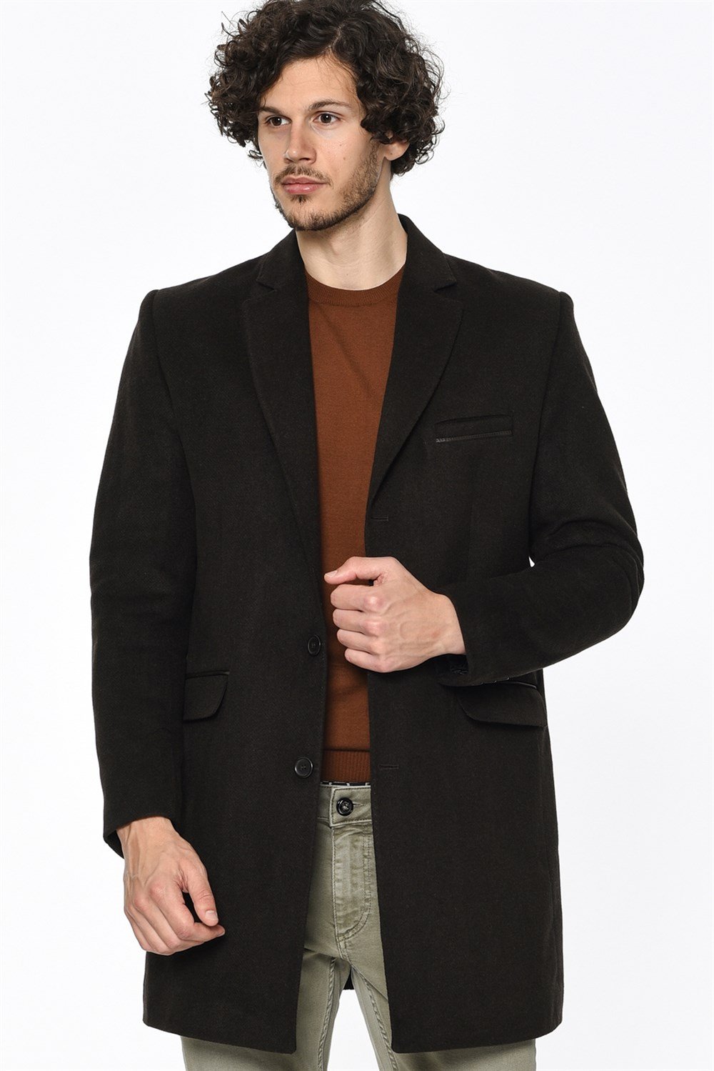 Pánsky kabát Dewberry Coffee