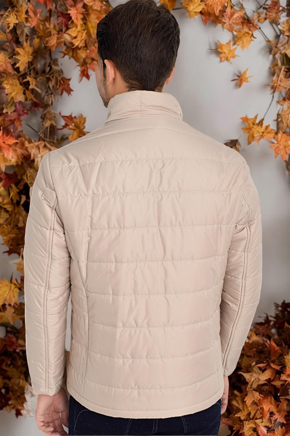 M8625 DEWBERRY MEN'S COAT-PLAIN BEIGE