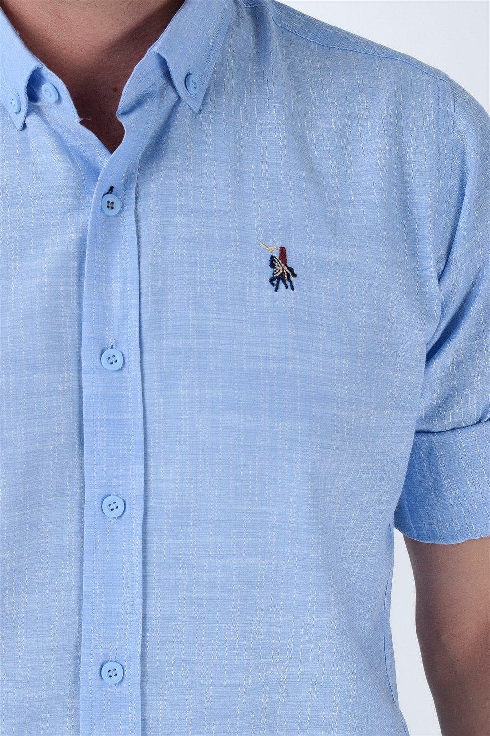 Cămașă bărbătească Dewberry albastră