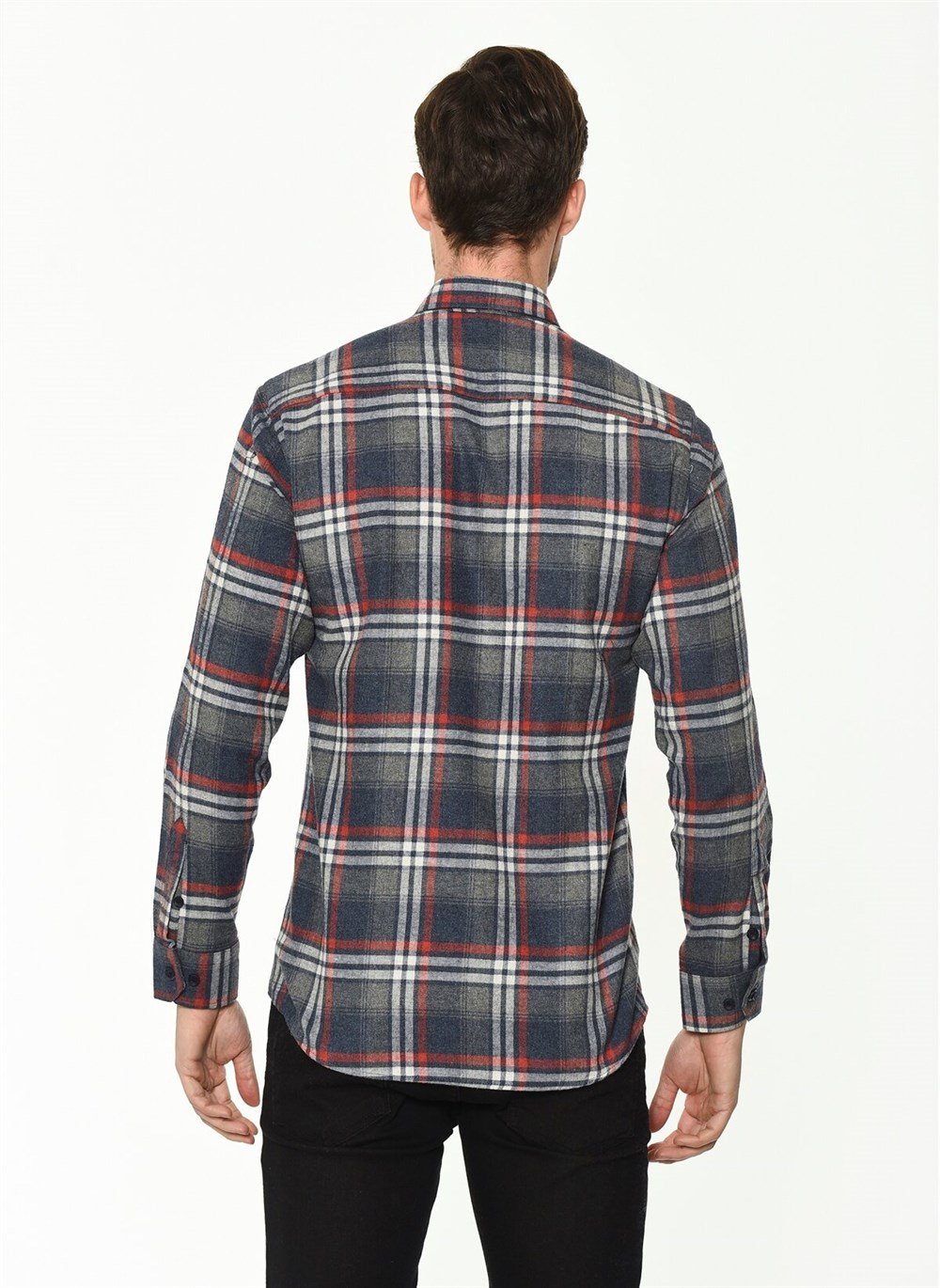 G706 DEWBERRY MEN'S SHIRT-NAVY BLUE
