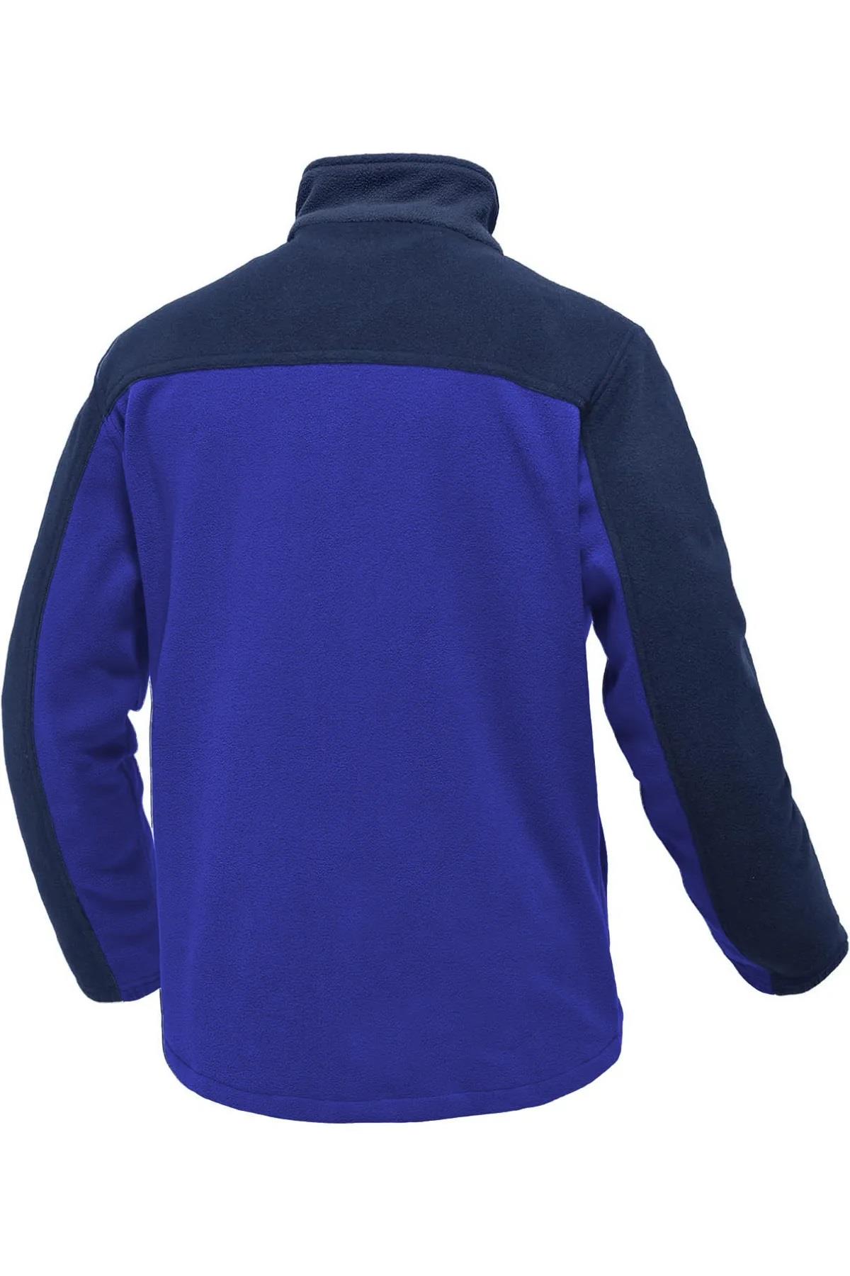 10914 Dewberry Zippered Mens Fleece Jacket-BLUE