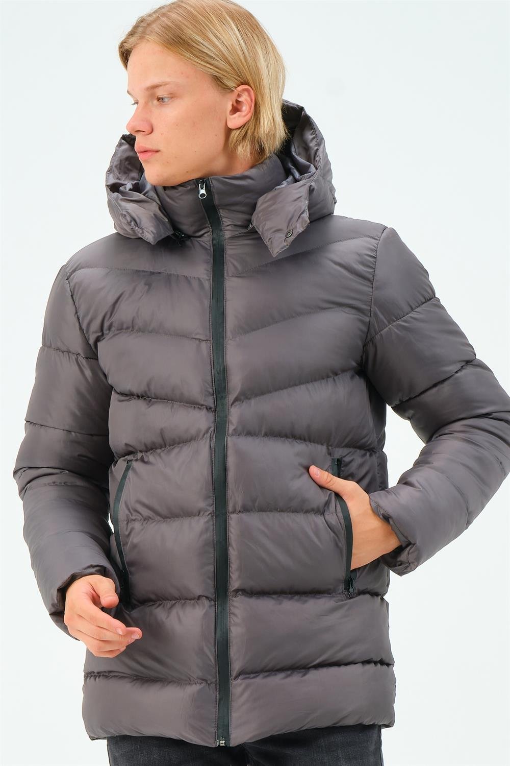 M8659 HAINĂ BĂRBĂTEASCĂ DEWBERRY-ANTRACIT