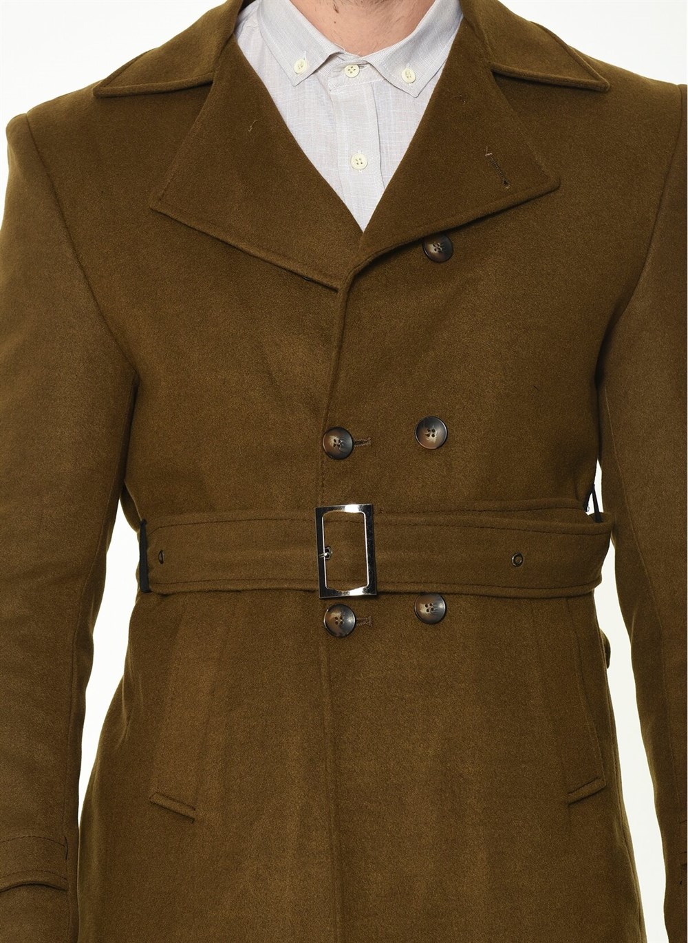 K7539 DEWBERRY SLIM-FIT MEN&#039;S COAT-CAMEL