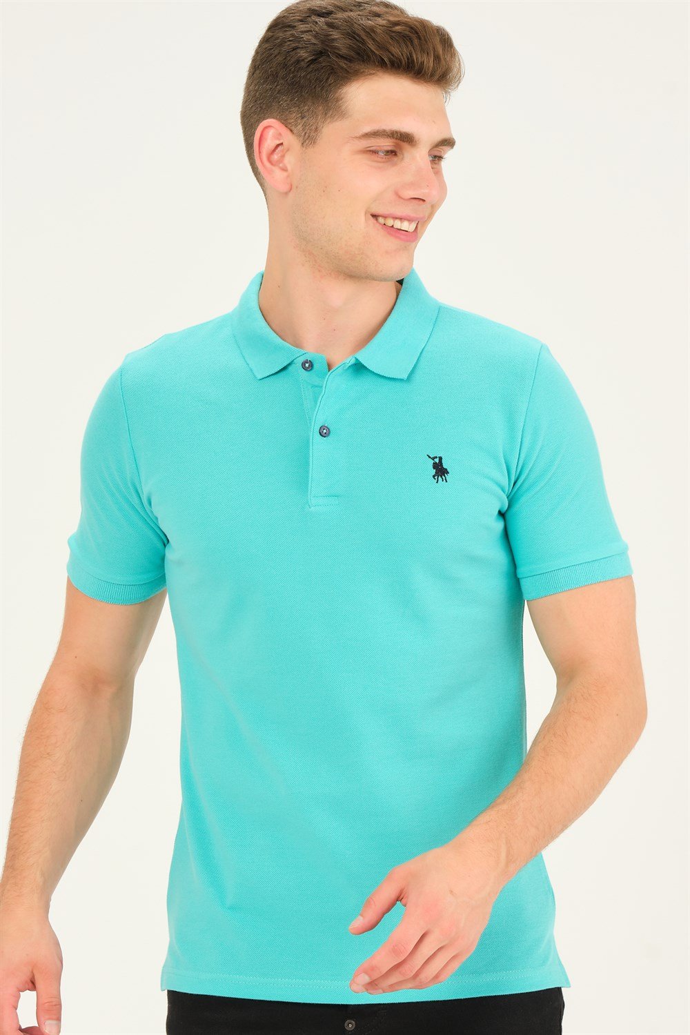 Herren-Poloshirt dewberry