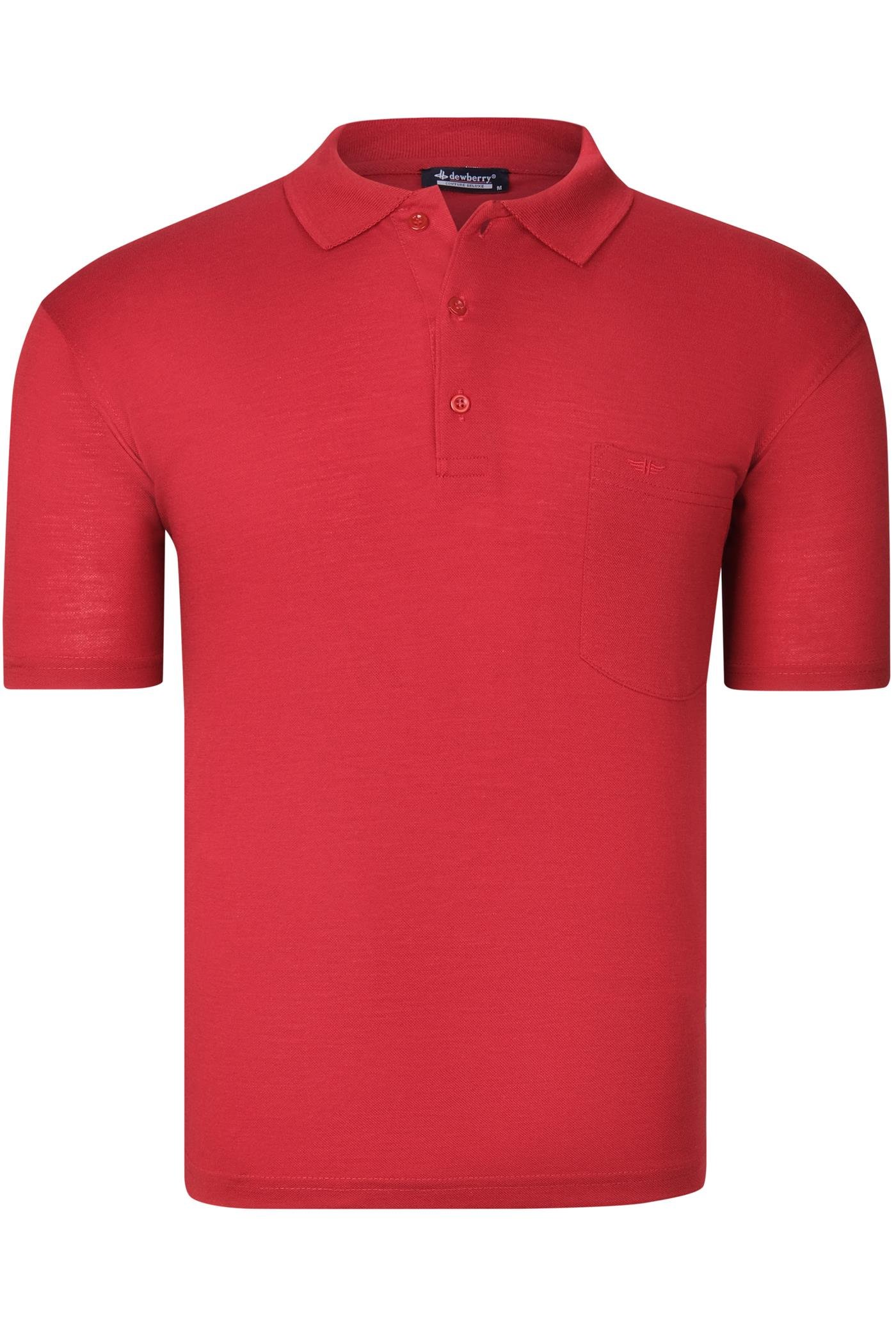 Červené pánské polokošile