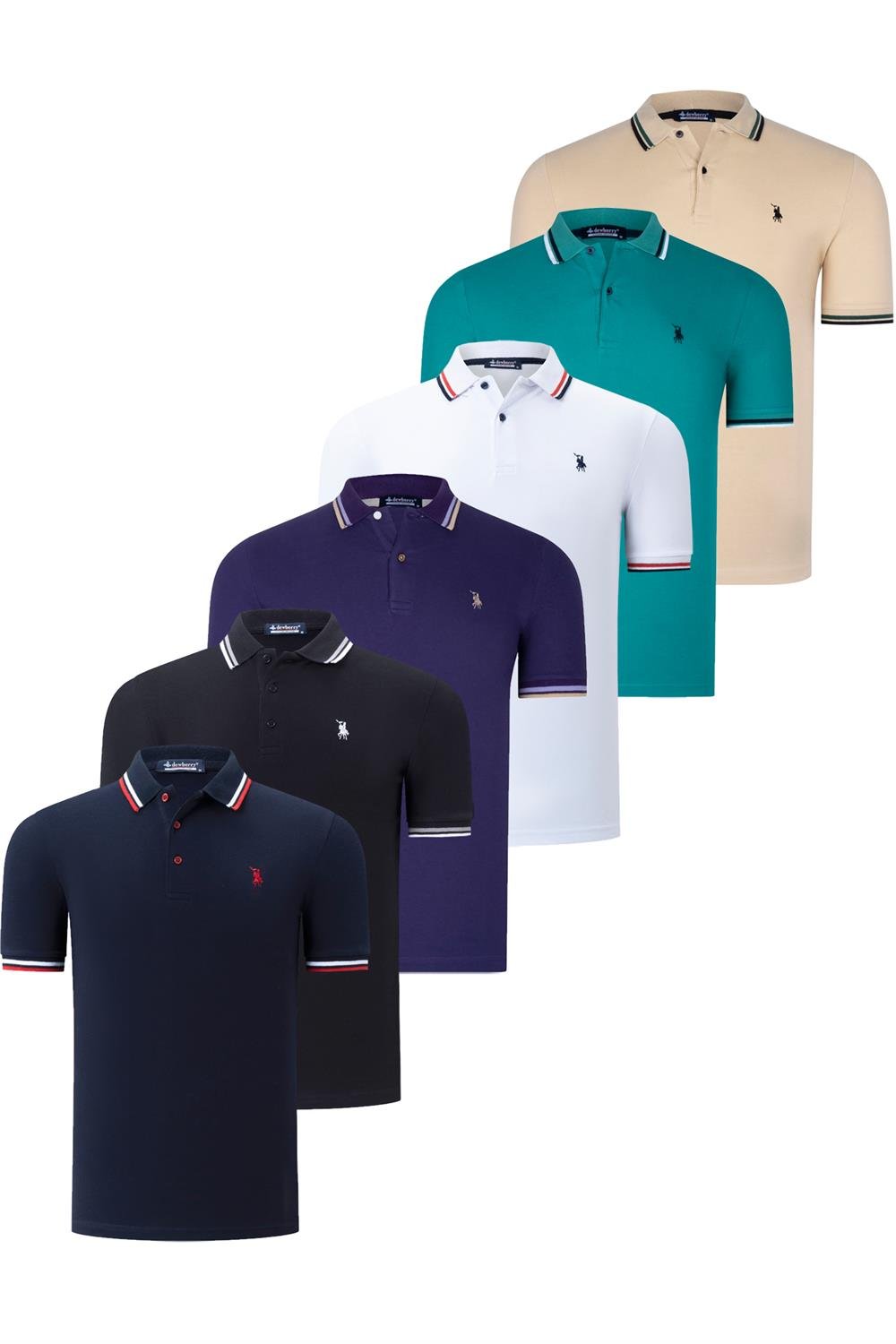 Tricou polo barbati dewberry