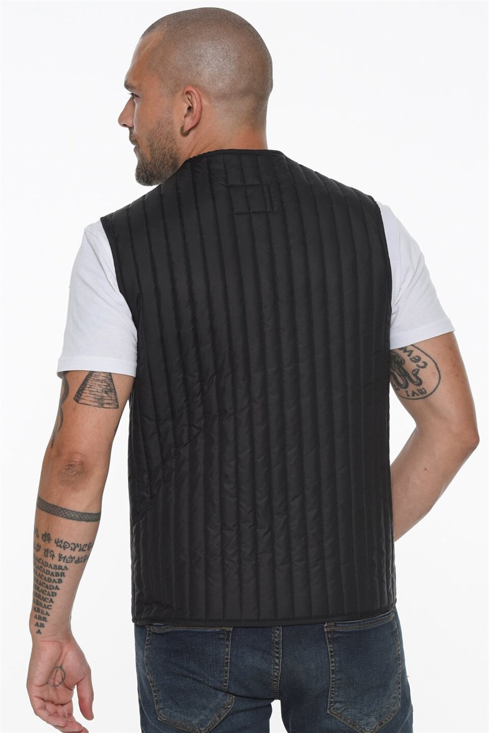 Y8611 DEWBERRY MEN&#039;S VEST-BLACK