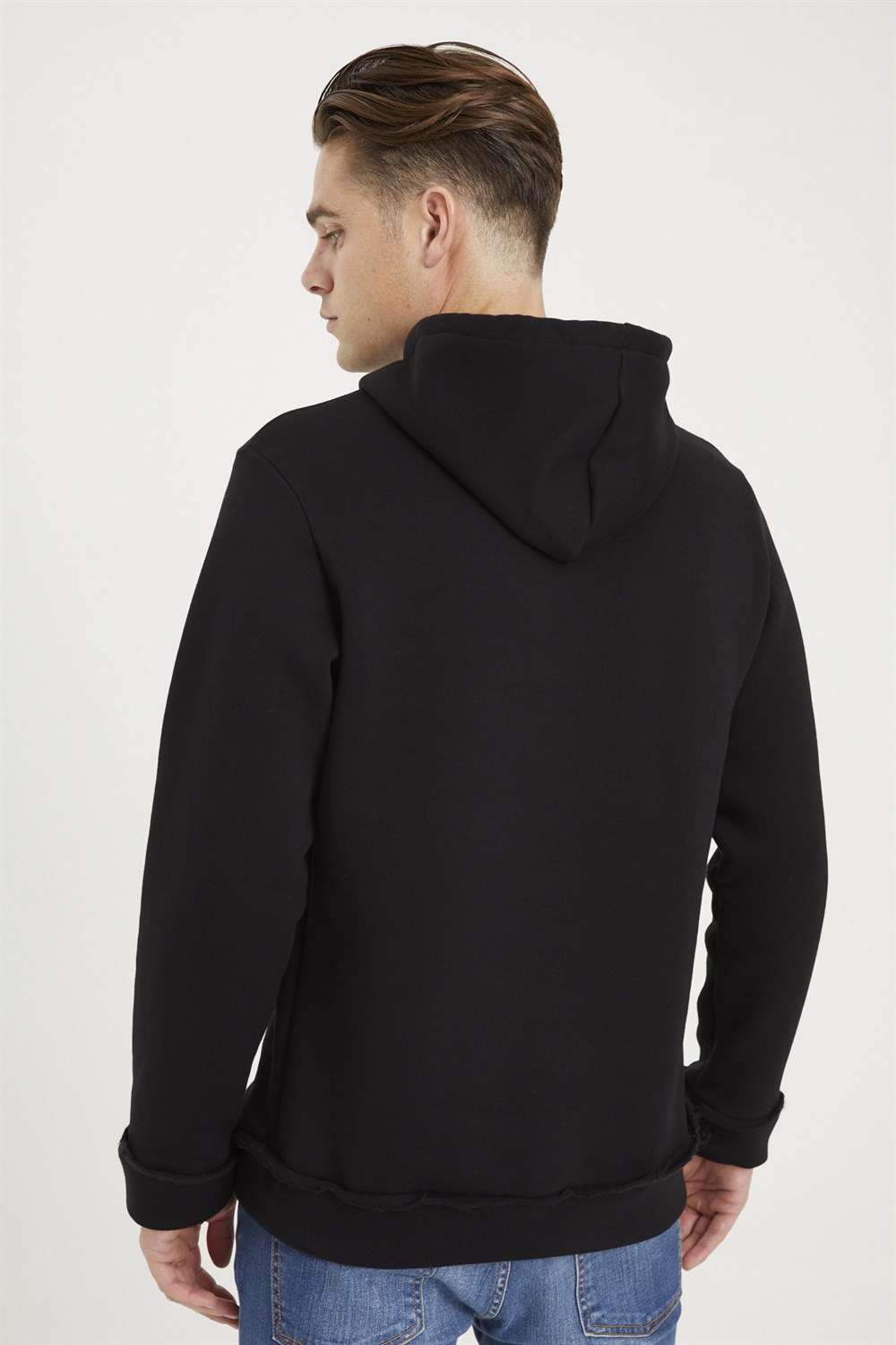 1043 DEWBERRY MEN'S SWEATSHIRT-BLACK