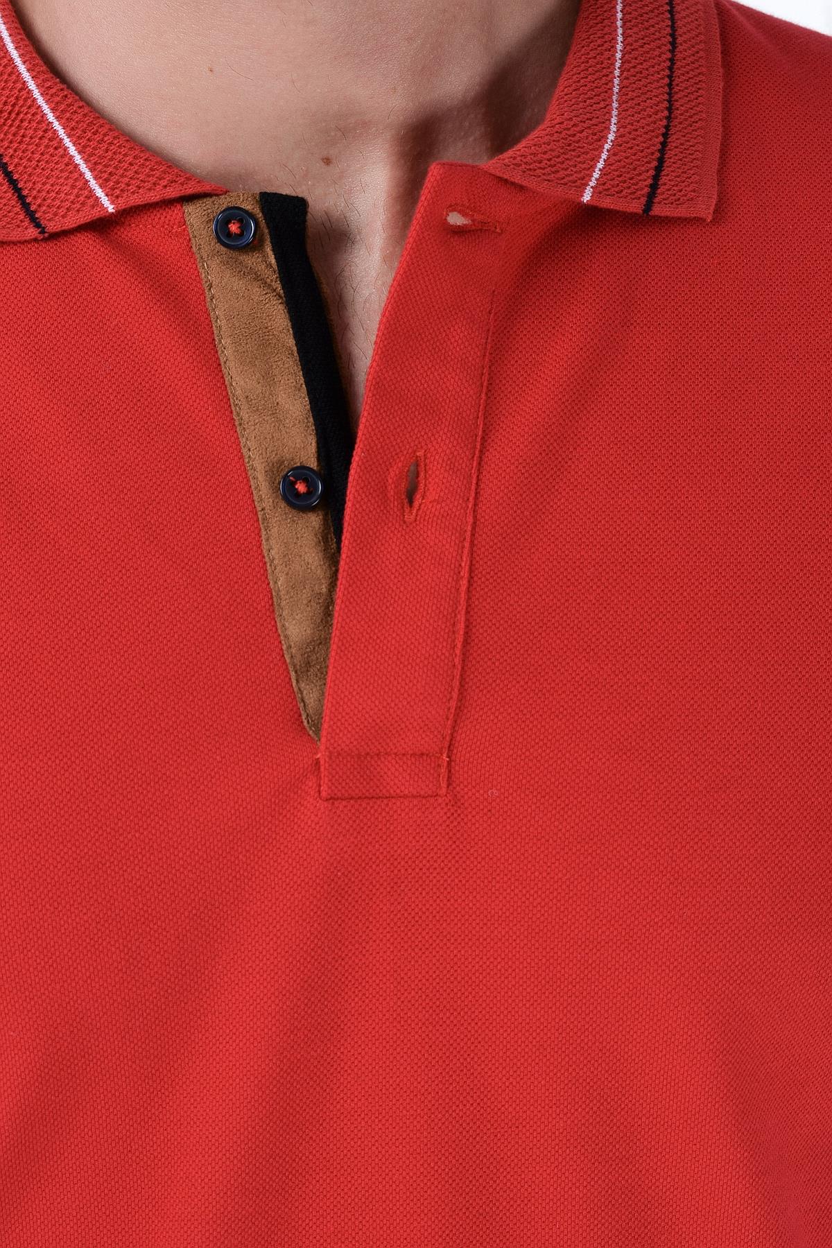 Tricou polo bordo pentru bărbați