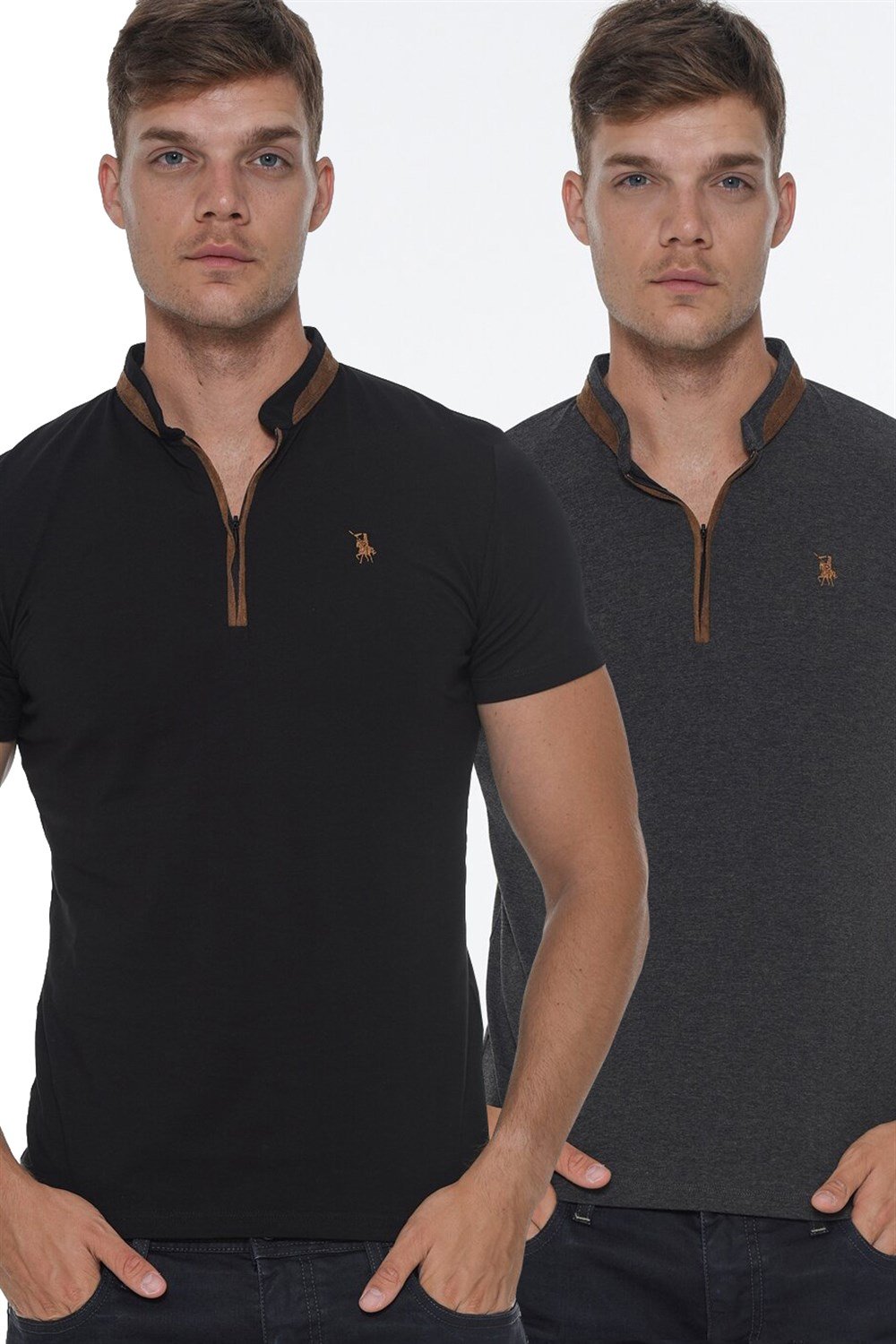 Tricou polo bărbați dewberry