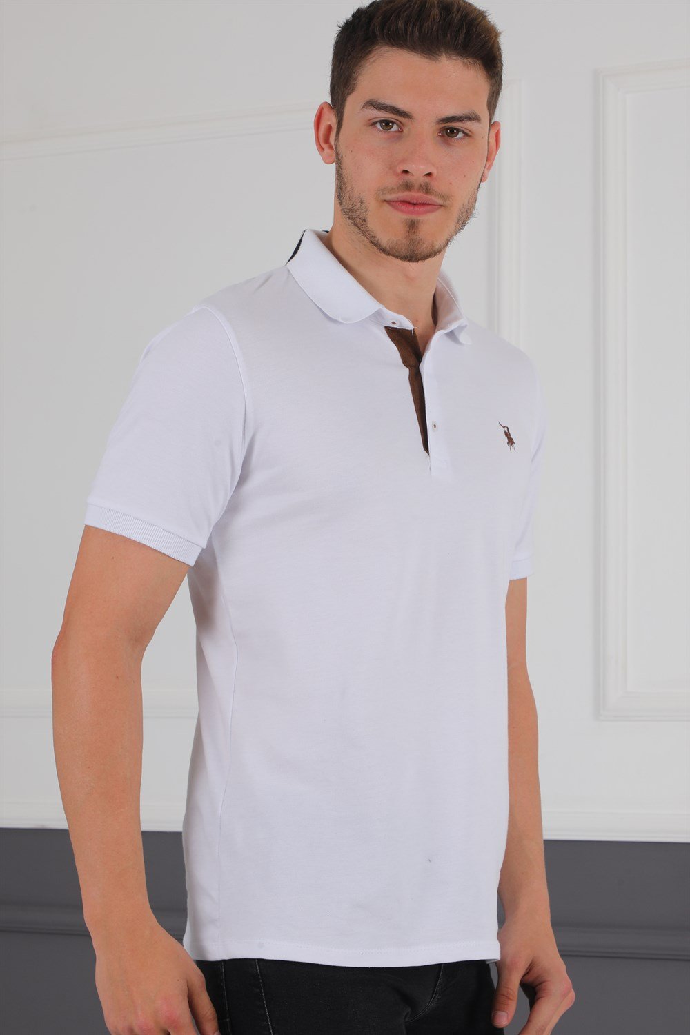 Tricou polo barbati, dewberry