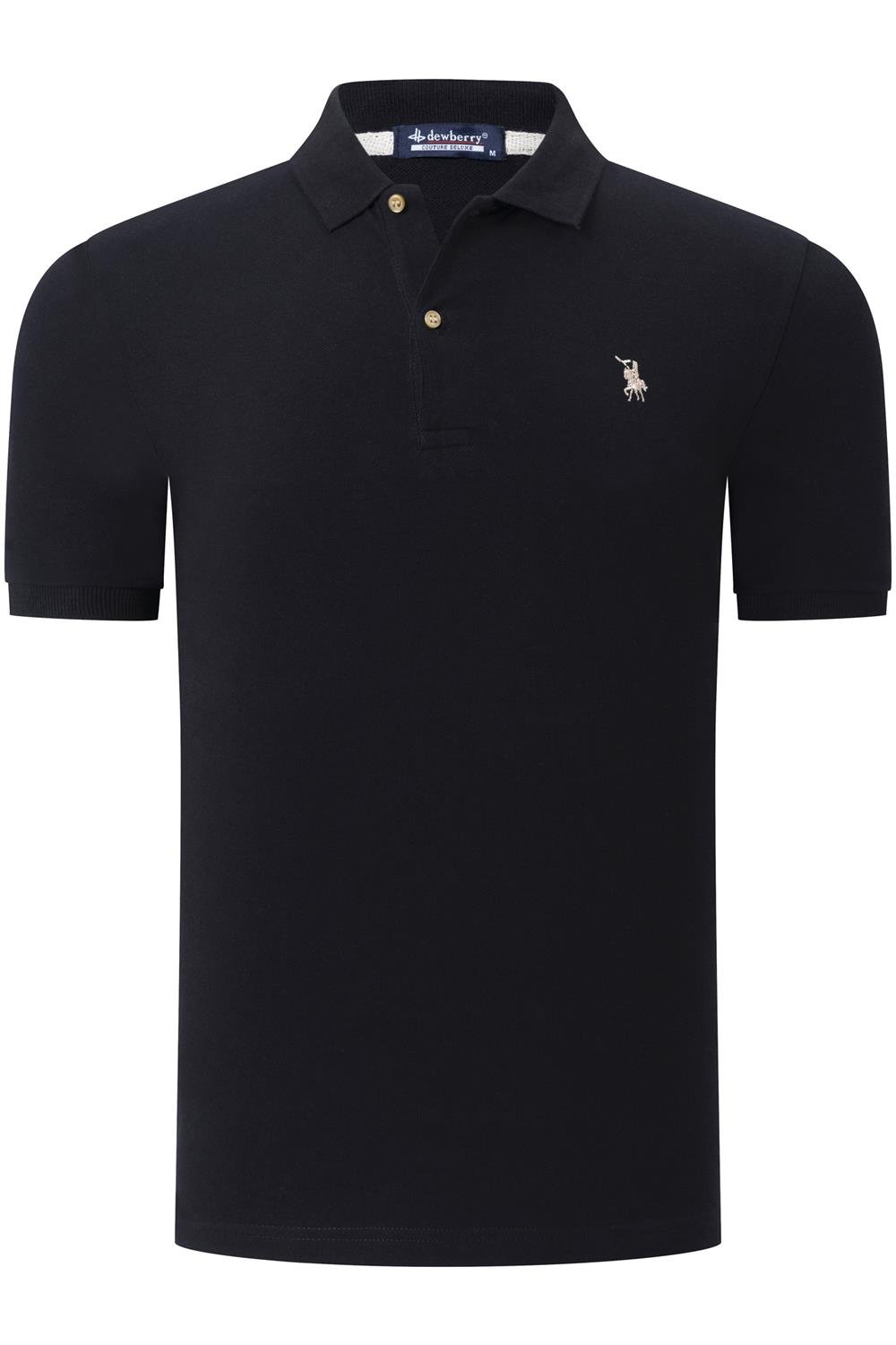 Herren-Poloshirt dewberry