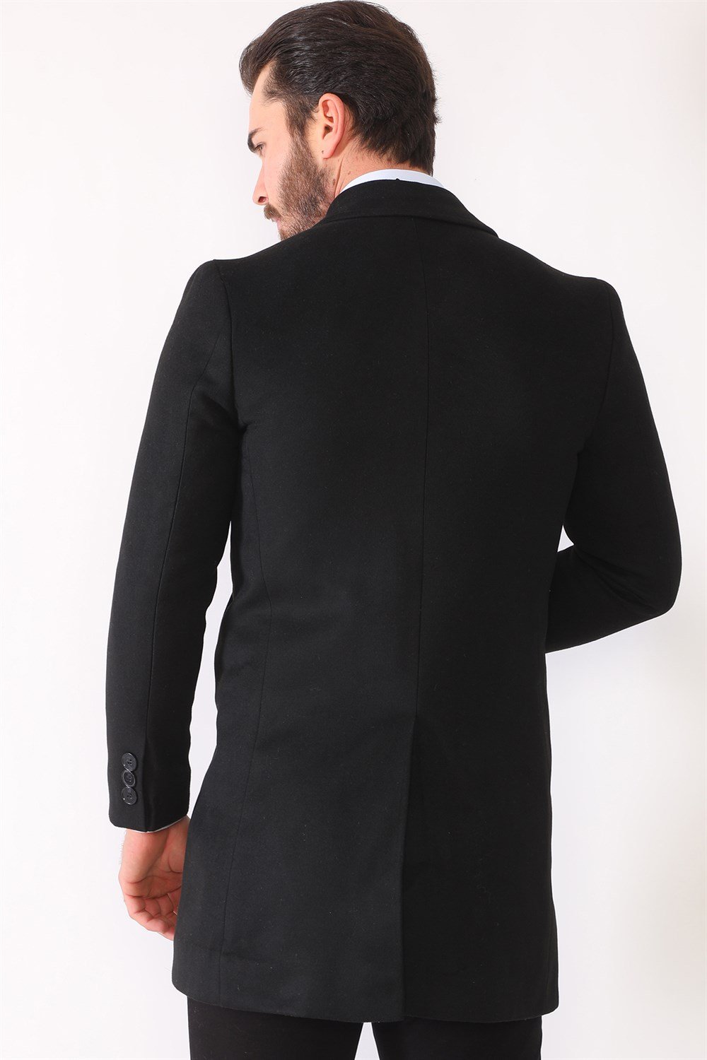 PLT8364 DEWBERRY MEN'S COAT-BLACK