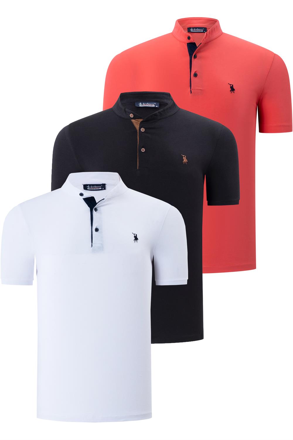 Tricou polo bărbați dewberry