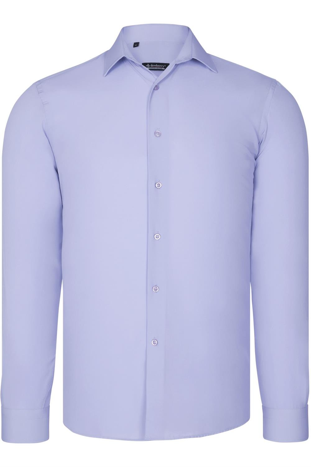 FIVE SET G726 DEWBERRY SHIRT-BLACK-WHITE-NAVY BLUE-BLUE-LILAC