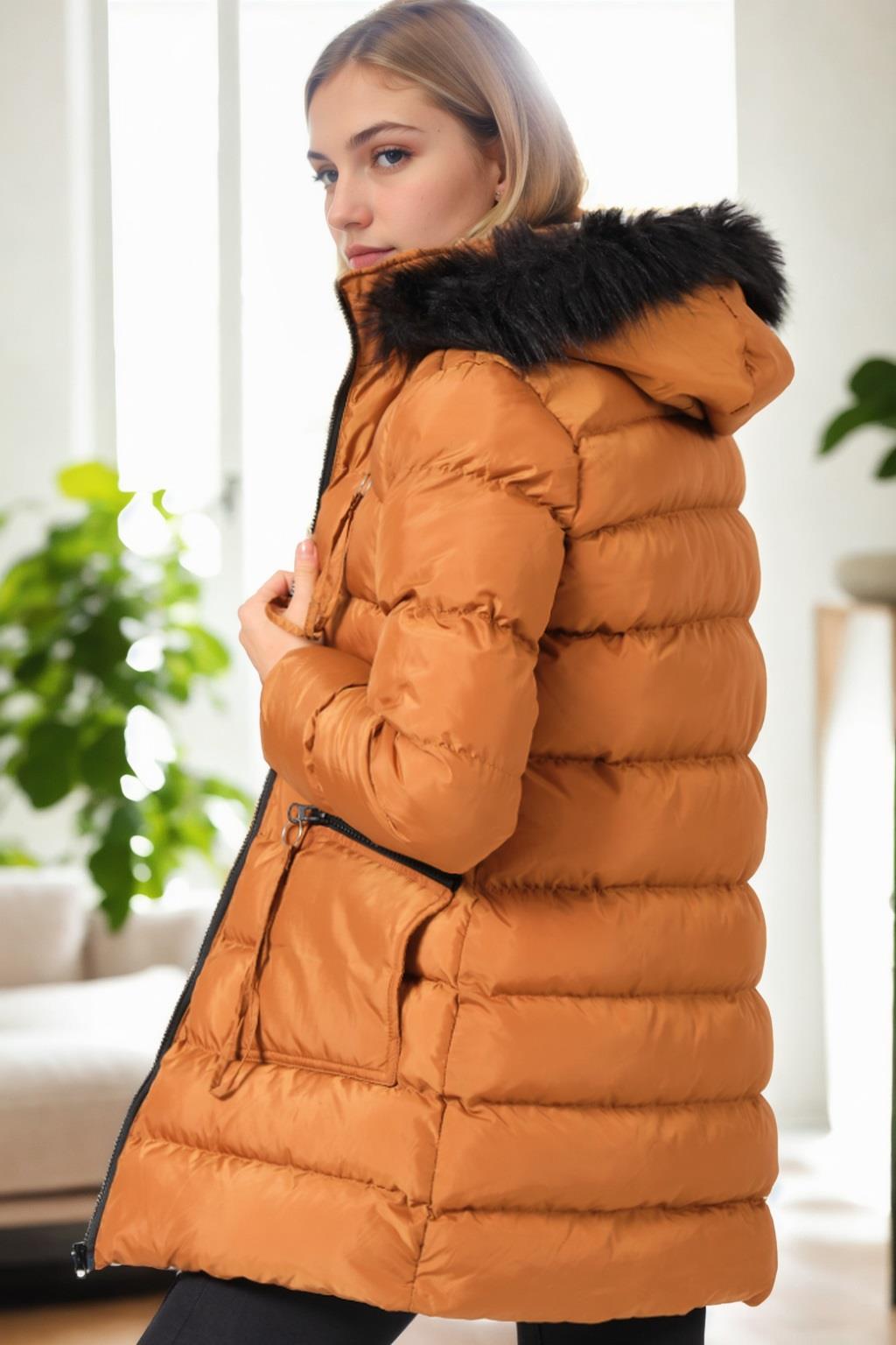 Z6763 DEWBERRY LADIES' COAT-TABA-2