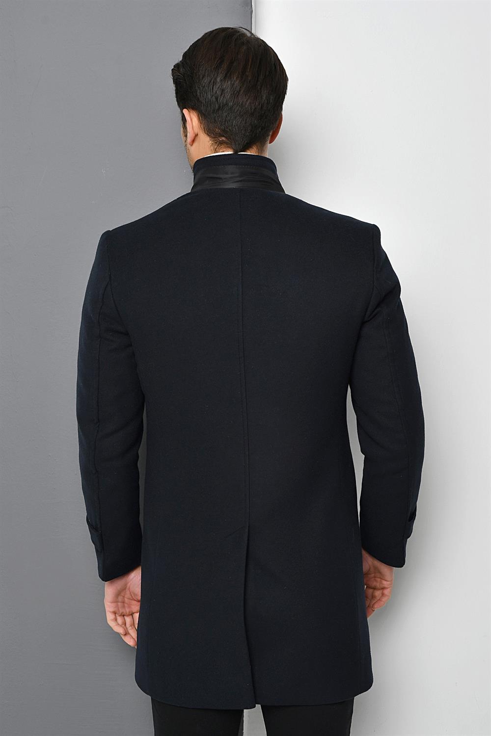 PLT8333 DEWBERRY MEN'S COAT-NAVY BLUE