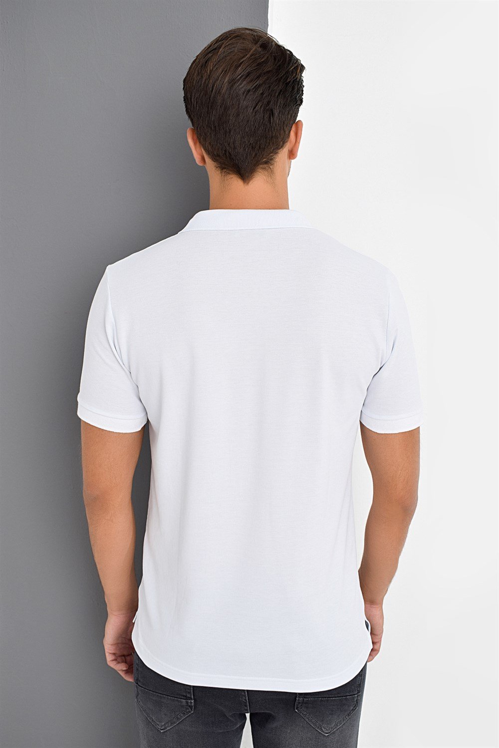 Tricou polo de barbati, dewberry