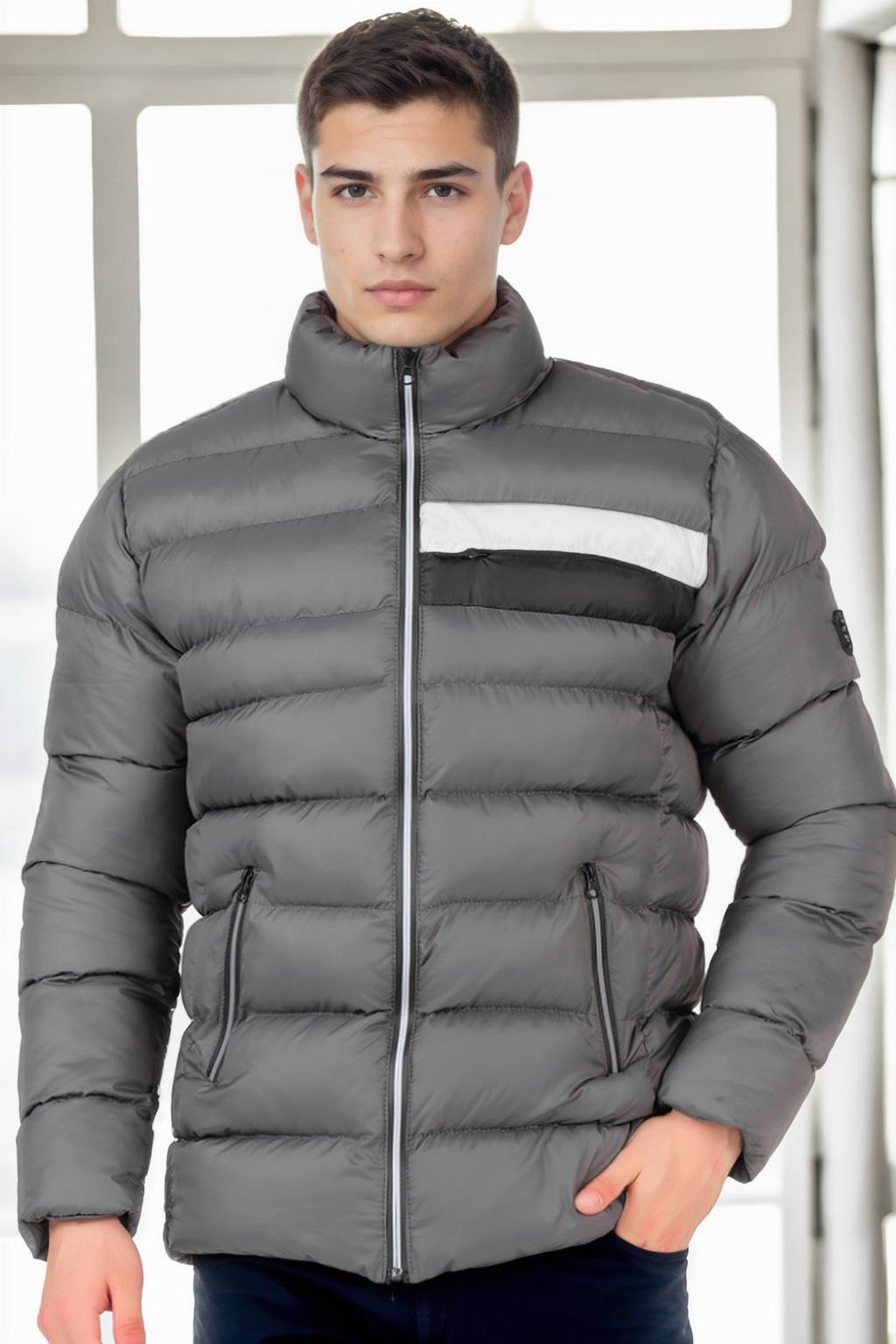 M9650 DEWBERRY MEN&#039;S PUFFER JACKET-GREY