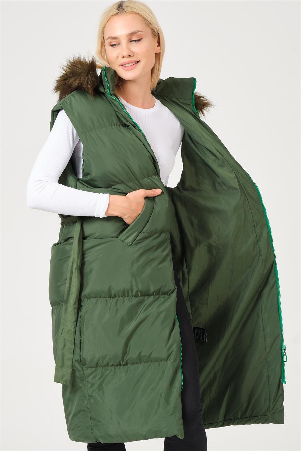 Z6744 DEWBERRY WOMEN'S VEST-STRAIGHT NAFTI