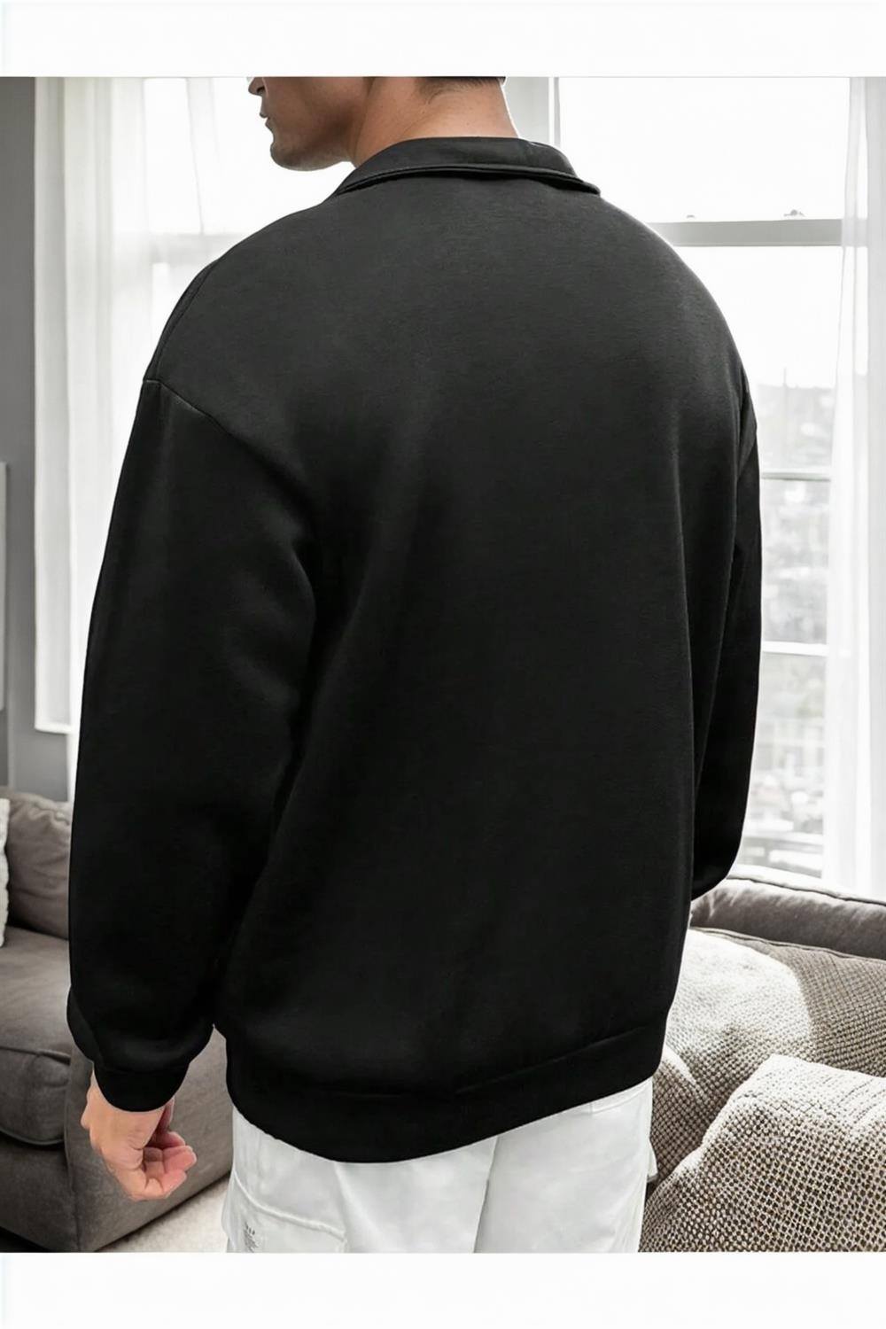 47695 Dewberry Mens Sweatshirt-BLACK