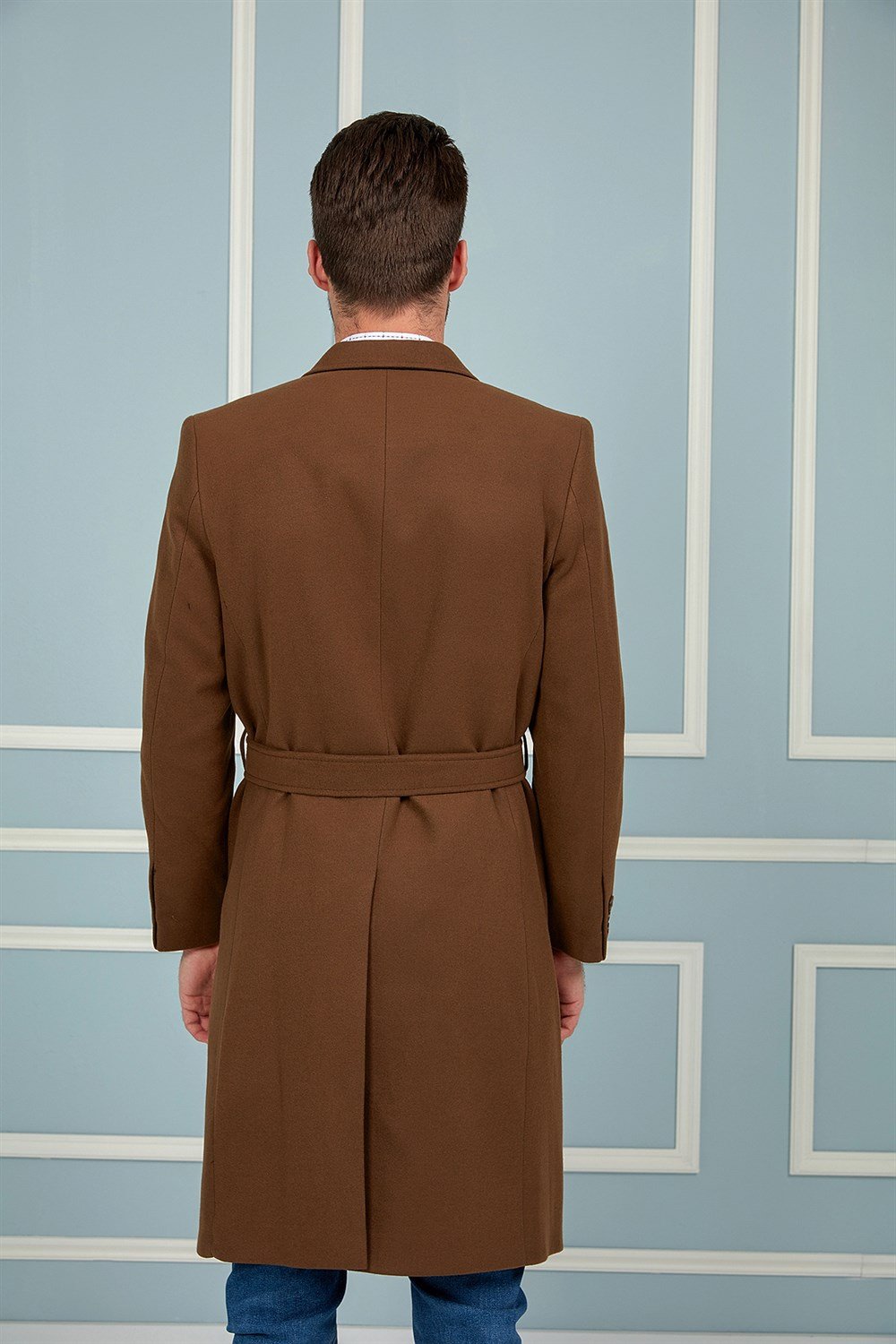 PLT8382 DEWBERRY MEN&#039;S COAT-CAMEL