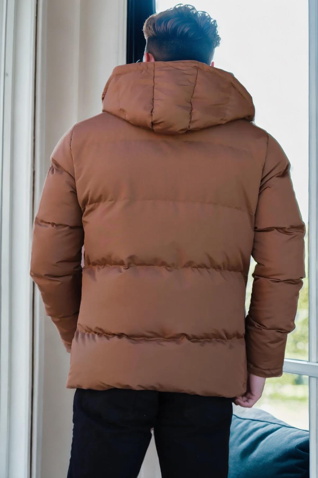 23453 Dewberry Removable Hood Faux Fur Lined Slim fit Jacket-TABA
