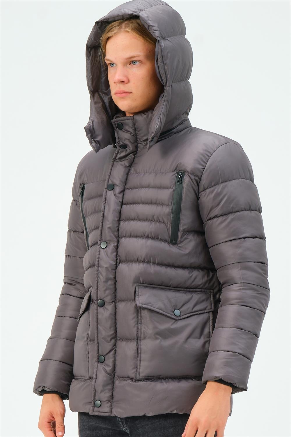 M8657 DEWBERRY MEN&#039;S COAT-ANTHRACITE