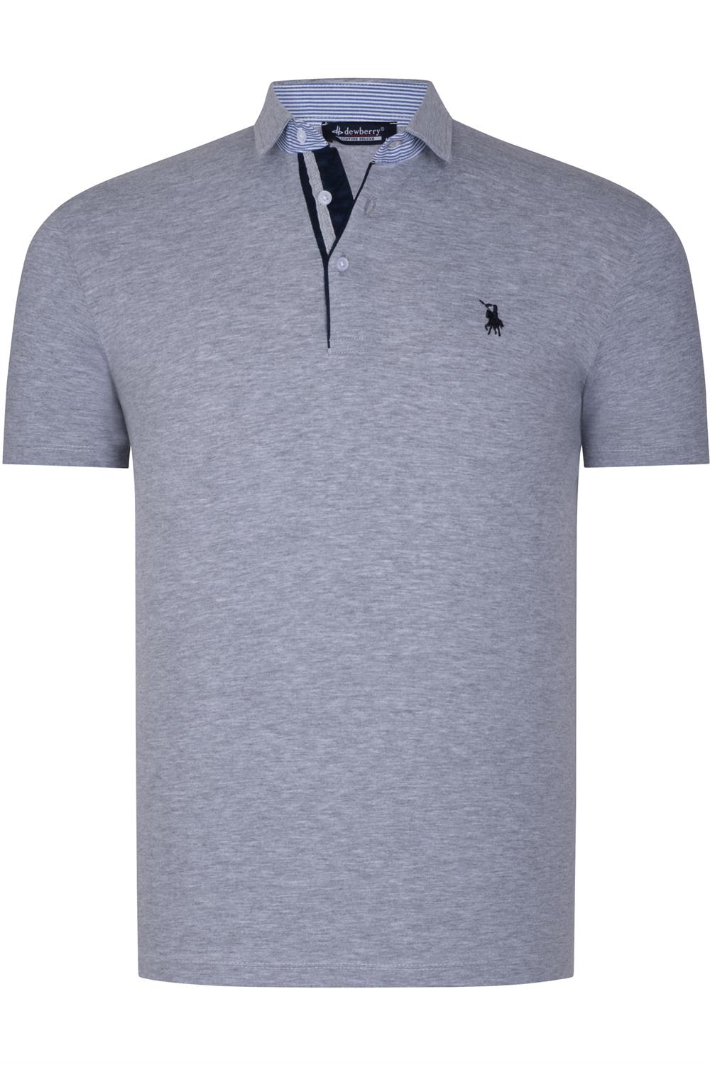 Tricou polo de barbati, dewberry