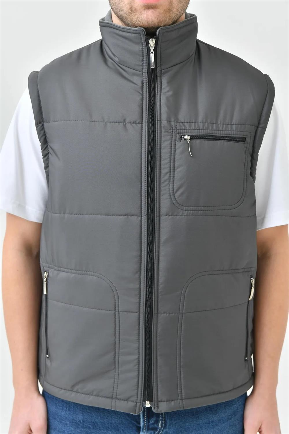 84478 Dewberry Classic Mens Vest-GREY