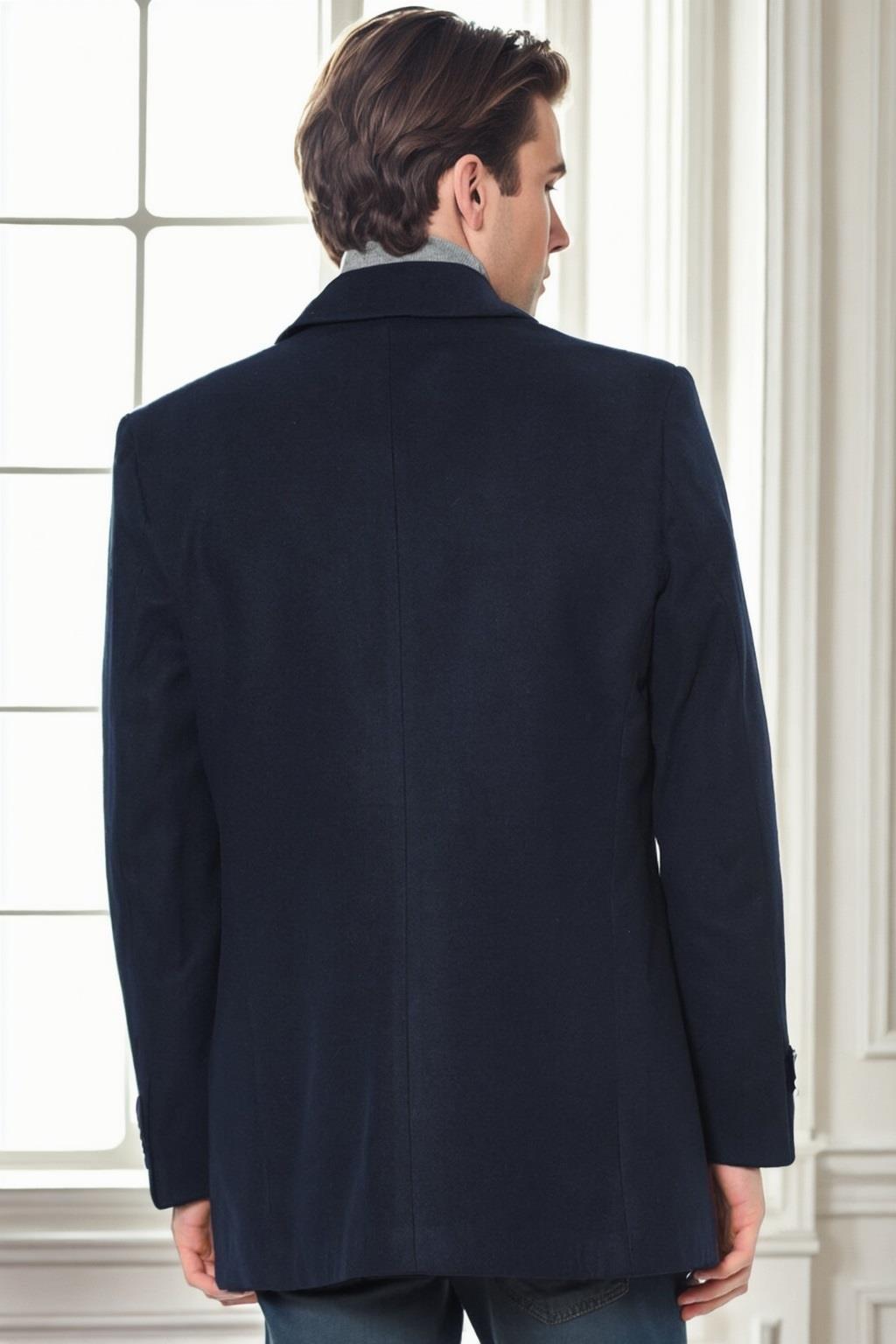 PLT9206 DEWBERRY MEN'S COAT-NAVY BLUE