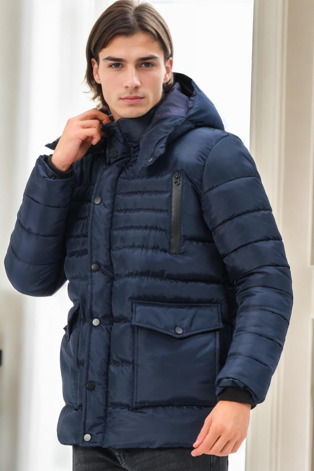 M8657 DEWBERRY MEN'S COAT-NAVY-1