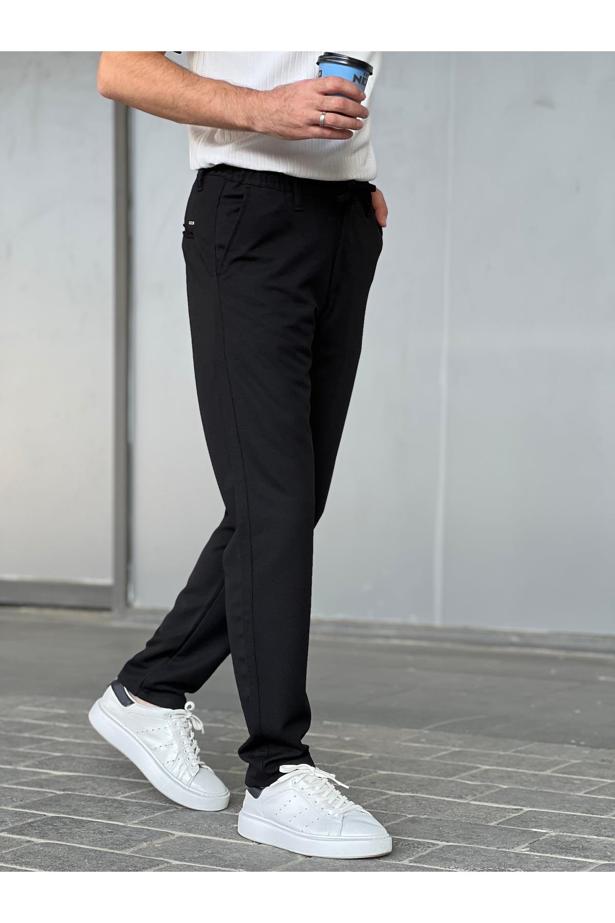 Мъжки джогър панталон с еластична талия