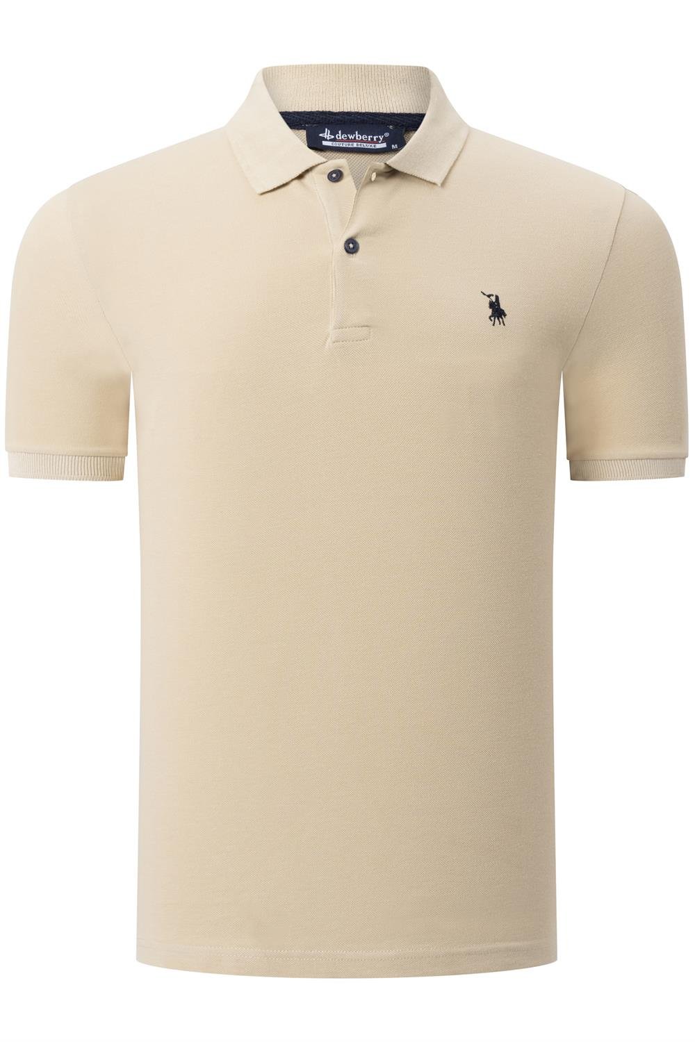 Herren-Poloshirt dewberry