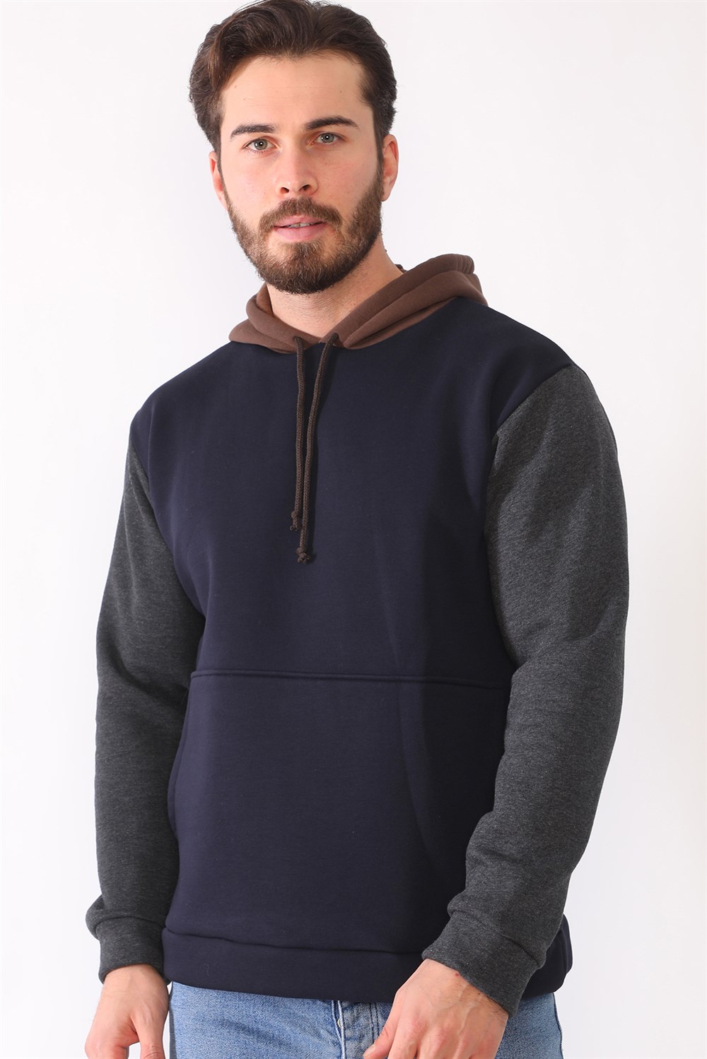 1040 DEWBERRY MEN&#039;S SWEATSHIRT-NAVY BLUE