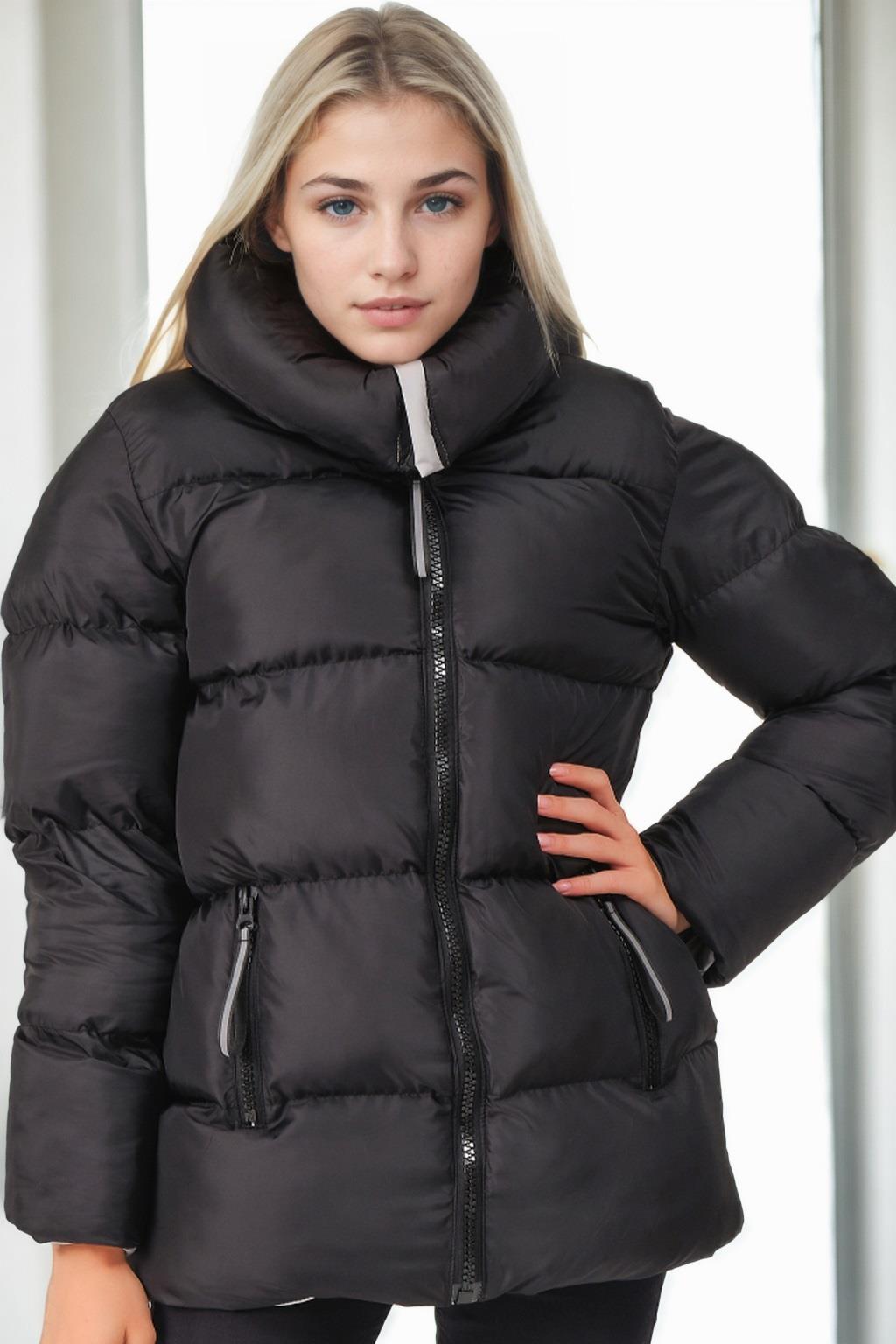 Z9682 DEWBERRY WOMEN'S JACKET-BLACK