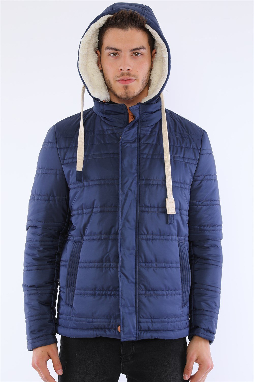 M8645 DEWBERRY MEN&#039;S COAT-NAVY BLUE