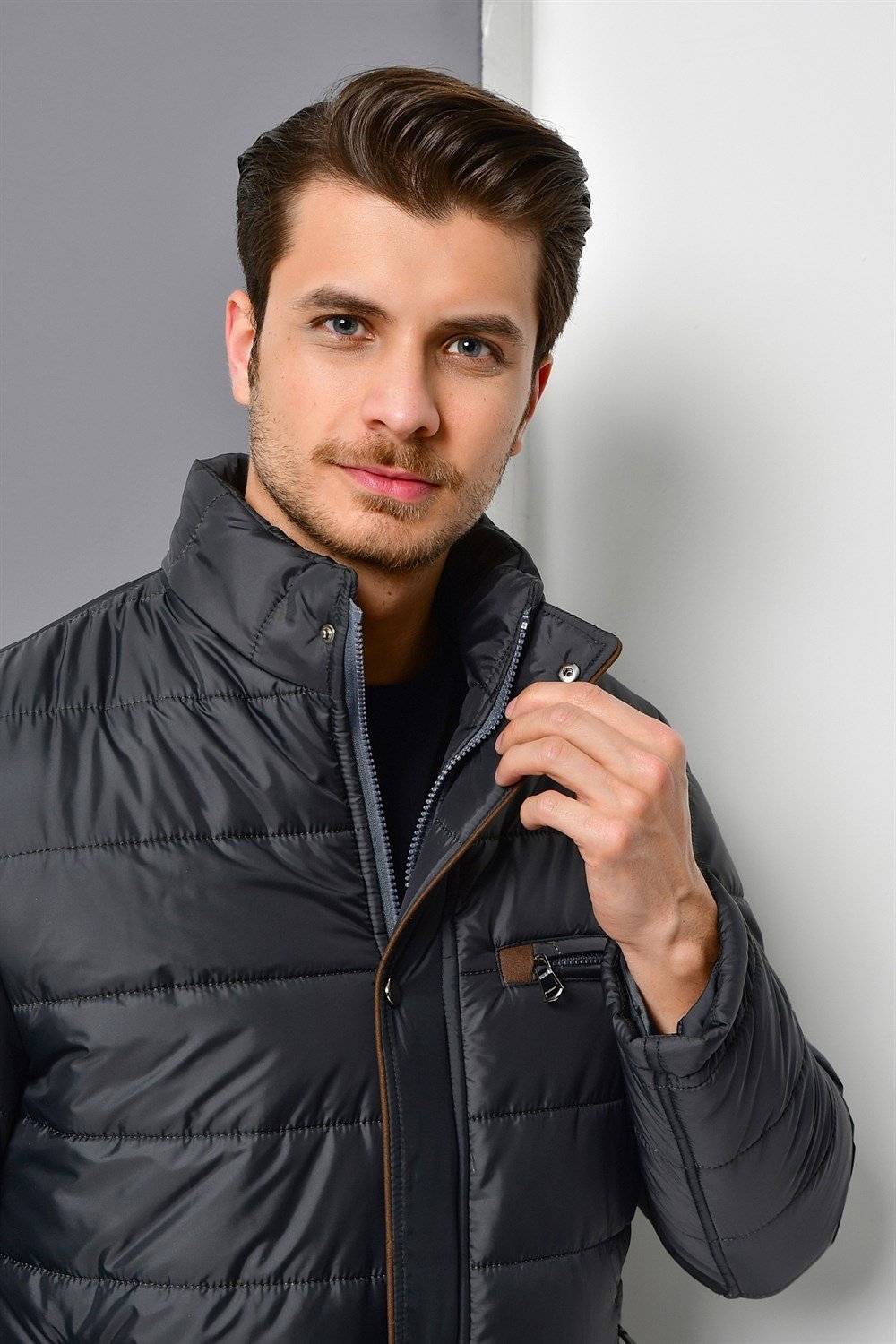 M8625 DEWBERRY MEN&#039;S COAT-ANTHRACITE