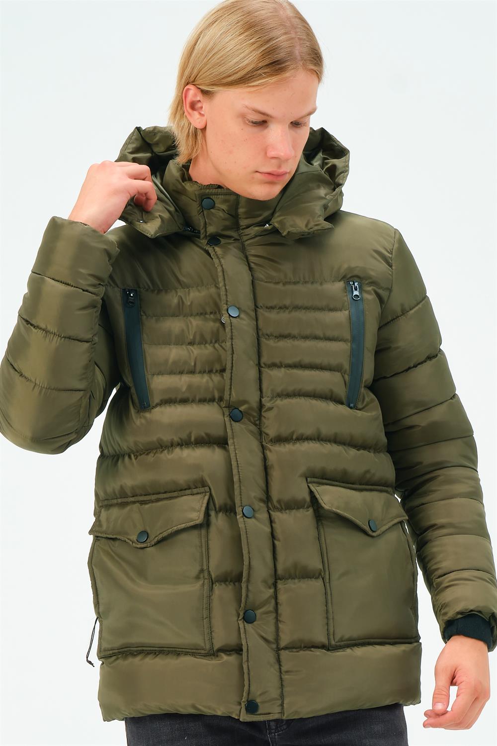 M8657 HAINĂ BĂRBĂTEASCĂ DEWBERRY-KAKI