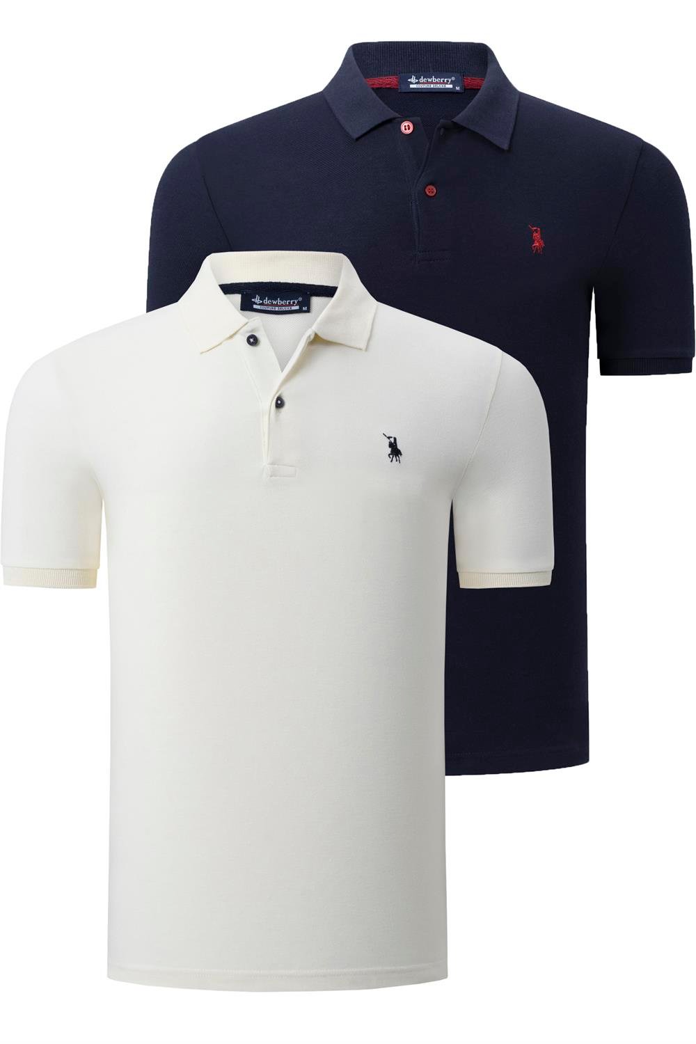 Tricou polo de barbati, dewberry